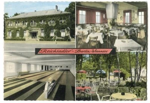 Cartolina Berlino Wannsee Gaststststätte Reichsadler Königstr. 27 colori anni 60 - Foto 1 di 2