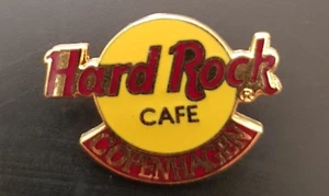 Hard Rock Cafe pin Copenhagen Small Yellow Classic Logo Pin - Bild 1 von 1