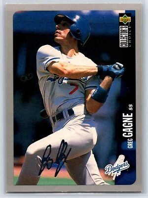 1996 Collector's Choice Greg Gagne Silver Signature Parallel #579 - Image 1 of 2