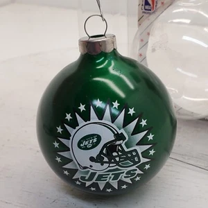 Sports Collector's Series Glass Ornament NFL Jets - Imagen 1 de 6