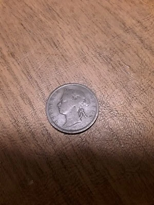 Straits Settlements One Cent 1872 H Victoria Copper Coin  - Image 1 of 2