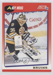 1991-92 Score Canadian Bilingual Andy Moog #90