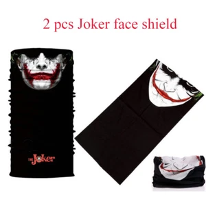 2 packs Joker Face Sun Scarf Neck Gaiter Balaclava Neckerchief Bandana Headband - Picture 1 of 3