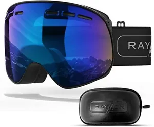 Rayzor Magnetic Ski Goggles Snowboard Goggles Mens Womans UV400 Anti Fog RRP£69 - Picture 1 of 24