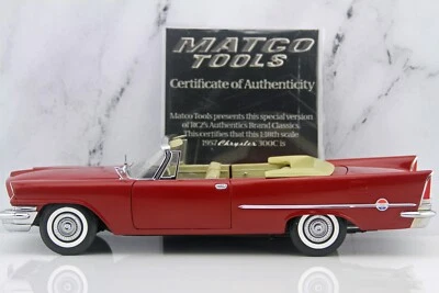 RC2 ERTL MATCO TOOLS Authentics 1957 Chrysler 300C Red BYC Convertible RARE 1:18 - Image 1 of 4