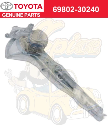 Regulador de ventana de puerta delantera izquierda genuino Lexus 98-05 GS300/400/430 Toyota Aristo Foto 1 de 2