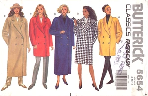 Very Loose-Fitting Coat ~ A-Line-Unlined ~ Butterick 5654 ~ Misses SIZE 8 ONLY - Picture 1 of 5