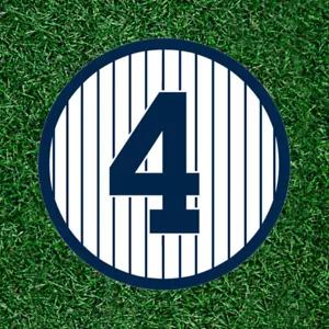 Yankees Lou Gehrig #4 100% waterproof vinyl sticker decal - several sizes - Picture 1 of 1
