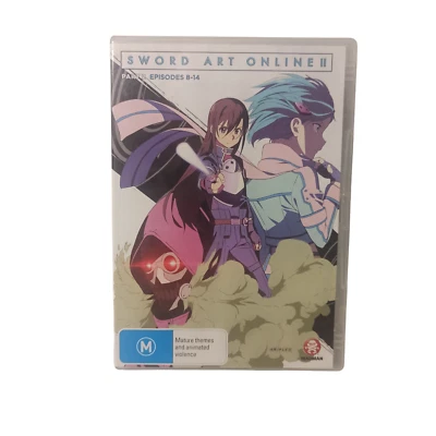 Sword Art Online II Parte 2 Ep 8–14 DVD Série de TV Ação Anime Aventura Fantasia - Imagem 1 de 4