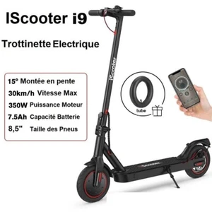 Patinete Eléctrico IScooter I9 Plegable Scooter Adulto 350W 30Km/h 8,5" - Imagen 1 de 8