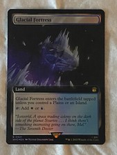 Magic the Gathering DOCTOR WHO GLACIAL FORTRESS Extended Art FOIL Card #501