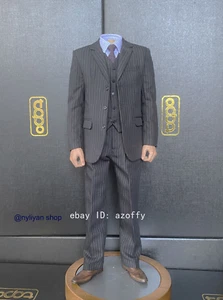 TOPO TP012 1/6 Batman Wayne TDK Bell Stripe Suit Clothes Set For 12'' Figure - Picture 1 of 6