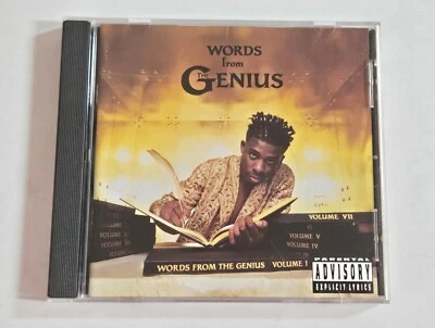 WORDS FROM THE GENIUS Rare CD Album 1991 Cold Chillin HIP HOP Rap Foto 1 de 4