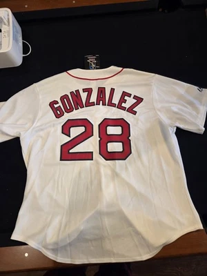 Majestic Boston Red Sox Adrian Gonzalez #28 Jersey MLB Baseball Men’s Sz: XL - Image 1 of 4