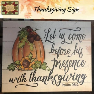 Fall Sign Thanksgiving - Picture 1 of 1