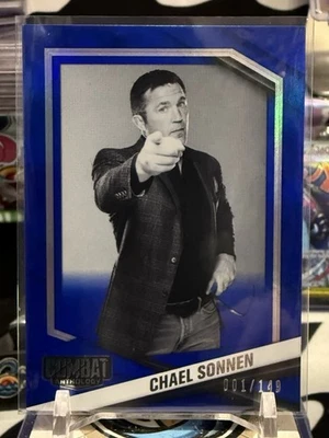 2025 Panini PFL Combat Anthology Chael Sonnen Blue #/149 UFC Legends #5 TZ - Image 1 of 2