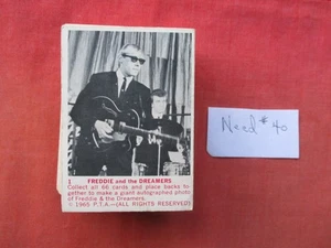 1965 Donruss Freddie &The Dreamers Almost complete set 65/66 Missing # 40 - Picture 1 of 7