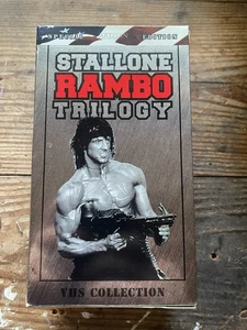 RAMBO Special Edition VHS Collection BOX SET Trilogy (2002) Patriotic Edition - Picture 1 of 11