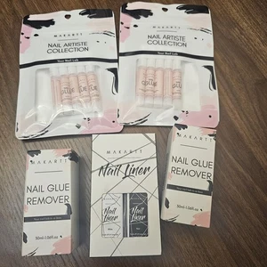 Makartt Nagelkleber Set mit Entferner & Liner Nail Artiste Collection Konvolut Neu - Bild 1 von 2