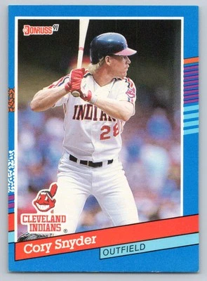 1991 Donruss Cory Snyder #288 Cleveland Indians - Image 1 of 2