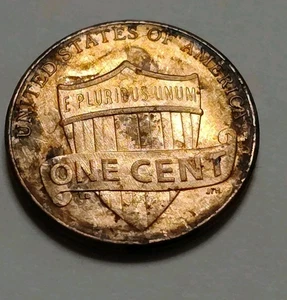2016 D Shield Penny Lamination Error And Die Crack On Both Sides - Picture 1 of 16
