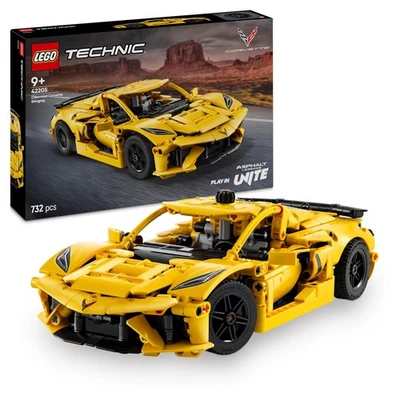 LEGO Technic Chevrolet Corvette Stingray Race Car Toy, 8-Cylinder Engine and Dif - Bild 1 von 4