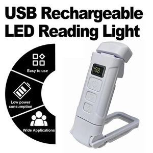 Lampe de Livre LED Rechargeable USB Réglable Protection des Yeux Table Pliable Portable - Photo 1/11
