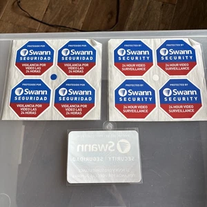Swann Aufkleber Abziehbild OEM Video Überwachungskamera Tür Fenster Aufkleber 2,5" Neu in Verpackung - Bild 1 von 4