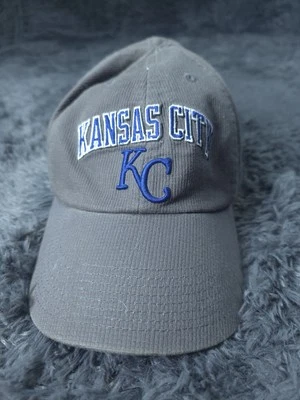 Kansas City Royals Hat Cap Strap Back Mens Gray MLB Baseball Nike Swooshflex - Image 1 of 4