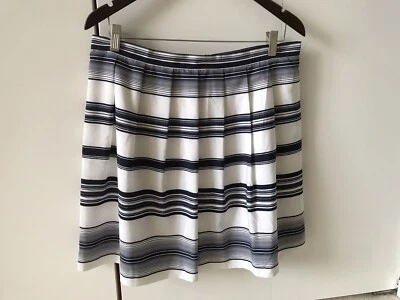 Vince Camuto Striped Blue And White Nautical Skirt - Image 1 of 3
