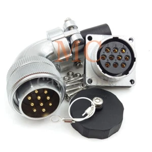 WEIPU WS28 10Pin 25A Panel Mount Waterproof Aviation Cable Connector Plug Socket - Picture 1 of 6