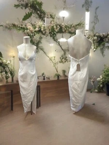 Meshki, Dress After Wedding Event, Ivory, Closure Zipper, New With Tag, Size L.: - Picture 1 of 12