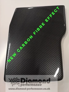 TAPA DE BATERÍA para Renault TWINGO 2 (2007-2011) MK2 en efecto fibra de carbono - Imagen 1 de 6