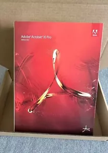 Adobe Acrobat Xi Pro Full Version DVD/Windows, Permanent License For 5 PCs - Picture 1 of 11