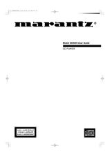 Bedienungsanleitung-Operating Instructions für Marantz CD 4000 