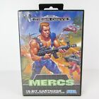 Mercs Mega Drive video game Boxed no manual Sega