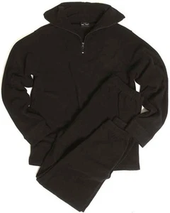 Ropa interior Thermofleece m.RV negro, camping, outdoor, militar -NUEVO- - Imagen 1 de 1