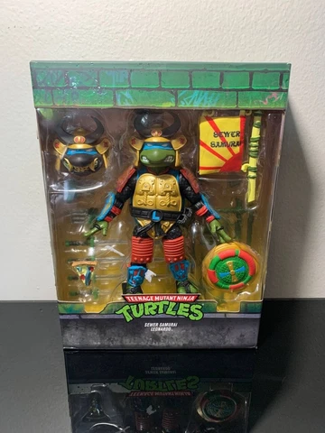 Super 7 Ninja Turtles Ultimates TMNT Sewer Samurai Leonardo Cover