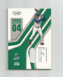 CARLOS BELTRAN (Kansas City) 2004 PLAYOFF/LEAF PLAYERS COLLECTION RELIC #PC-14 - Picture 1 of 2