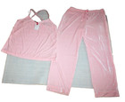 NWT Pajamagram  Pink Vintage Soft cuddly Velour Pajamas Set  Size Women's L