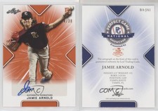2021 Leaf Perfect Game National Showcase Orange /30 Jamie Arnold #BA-JA1 Auto