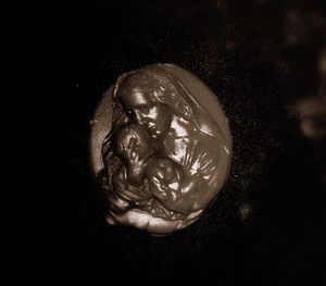 Mary & Baby -Flexible Silicone Mold-Cake Cookies Crafts Clay Resin Candy Xmas - Picture 1 of 1