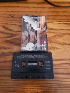 John Lee Hooker - 16 Greatest Hits Audio Cassette Tape 1985 Blue City Dutch VG+ - Picture 1 of 2