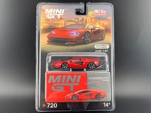Mini GT Lamborghini Countach LPI 800-4 Rosso Mars MGT00720 1/64 - Imagen 1 de 12