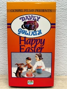 Vtg 1967 Davey & Goliath Happy Easter VHS Animation By Gospel Films - Picture 1 of 8