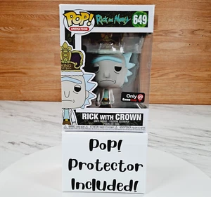 Funko Pop! Animación Rick and Morty 649 Rick con Corona Exclusivo de GameStop - Imagen 1 de 6
