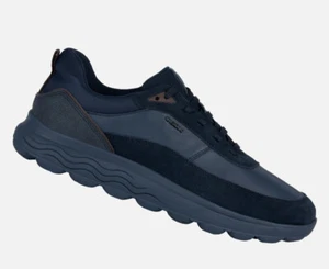 Scarpe Sneakers Geox U Spherica E pelle e camoscio blu - Imagen 1 de 7
