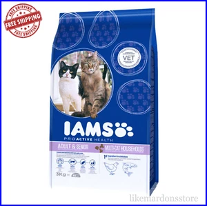 IAMS Proactive Health Multi-Cat with Salmon & Chicken Dry Cat Food - 15kg & 30kg - Picture 1 of 6