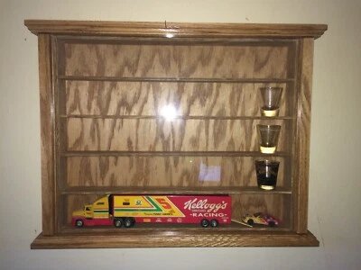Oak Display  Shot Glass 1/64 Scale Nascar Hauler Tanker Trailer Semi HO Train - Image 1 of 4