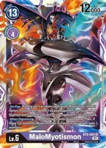 Foil MaloMyotismon BT8-083 SR New Awakening Digimon TCG - Picture 1 of 2